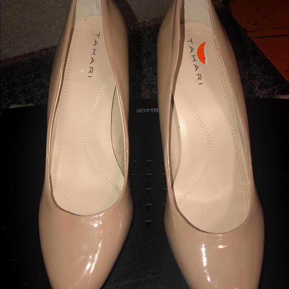 Nude pt leather shoes